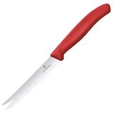 Artikelbild 1 für VICTORINOX Wurstmesser Swiss Classic silber, rot, Klinge: 11,0 cm, 1 St., Artikelnummer 533527