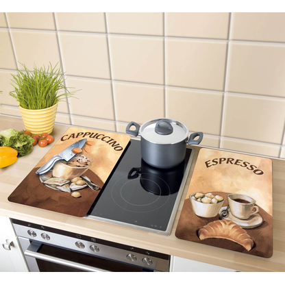 Artikelbild 6 für WENKO Herdabdeckplatten Kaffee braun, 2 St., Artikelnummer 528731