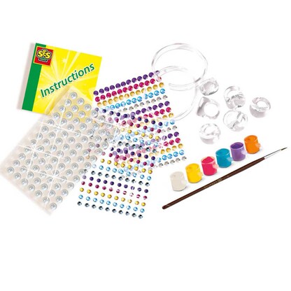 Artikelbild 4 für SES Creative® Schmuck-Basteln-Set Diamanzo Ringe&Armbänder mehrfarbig, Artikelnummer 110709