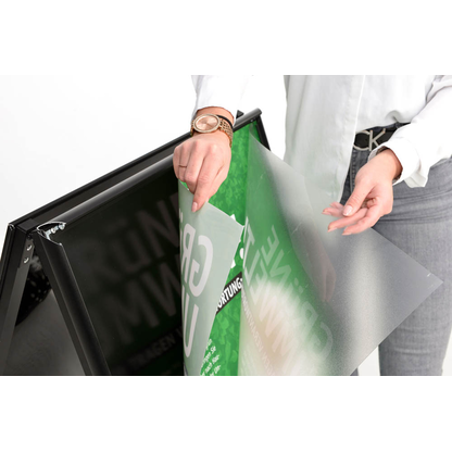 Artikelbild 5 für update displays Kundenstopper schwarz DIN A1 2 Fächer 62,4 x 80,0 x 100,5 cm, 1 St., Artikelnummer 217477