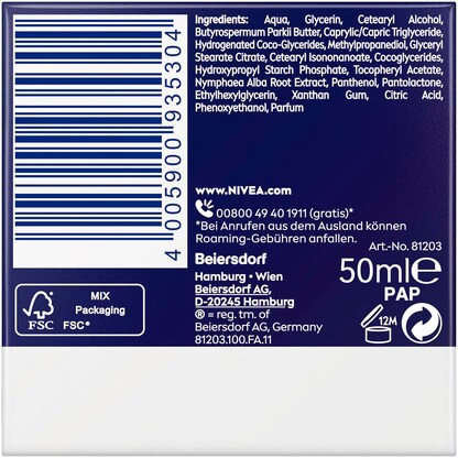 Artikelbild 5 für NIVEA GUTE NACHT Gesichtscreme 50,0 ml, Artikelnummer 578557