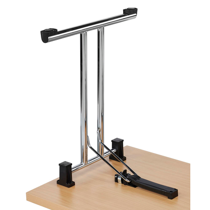 Artikelbild 6 für HAMMERBACHER Mehrzwecktisch buche rechteckig, Rundrohr chrom, 138,0 x 69,0 x 73,5 cm, Artikelnummer 852954