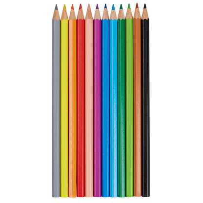 Artikelbild 2 für FABER-CASTELL CASTLE Buntstifte farbsortiert, 12 St., Artikelnummer 685529