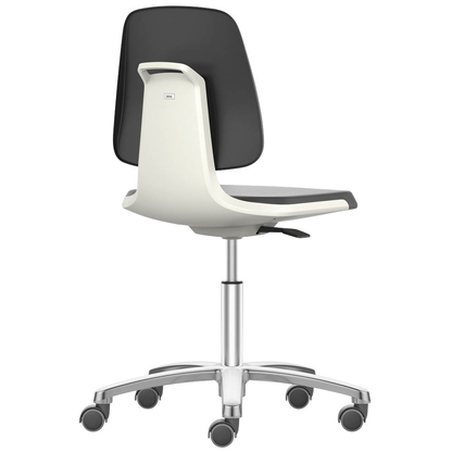 Artikelbild 3 für bimos Arbeitsdrehstuhl Labsit weiß, schwarz Kunstleder, Artikelnummer 470904