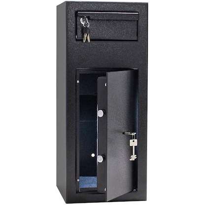 Artikelbild für ROTTNER Einwurftresor CashMatic 1 schwarz 25,0 x 26,0 x 60,0 cm, Artikelnummer 830137