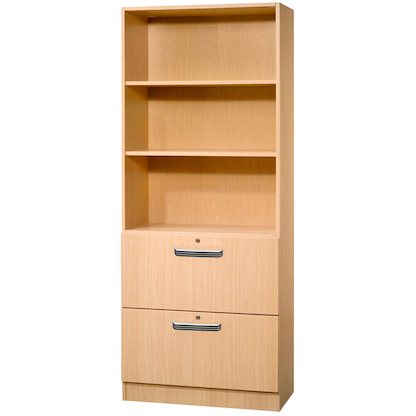 Artikelbild für HAMMERBACHER Regalschrank Savona, V7300/6/6/SG buche 80,0 x 42,0 x 200,4 cm, 1 St., Artikelnummer 575001