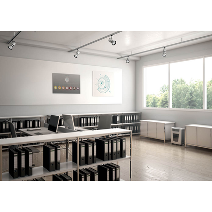 Artikelbild 8 für LEITZ IQ Office Pro Aktenvernichter mit Partikelschnitt P-5, 2 x 15 mm, bis 15 Blatt, weiß, Artikelnummer 634574