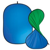 Artikelbild 1 für hama Falthintergrund Green Screen 2in1 4:3, 150 x 200 cm Projektionsfläche, Artikelnummer 823507