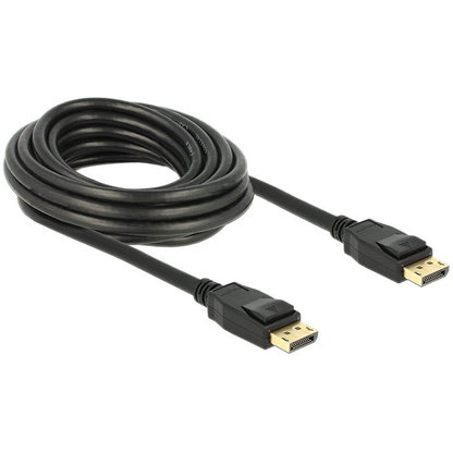 Artikelbild 2 für DeLOCK DisplayPort 1.2 Kabel 4K 60 Hz 5,0 m schwarz, 1 St., Artikelnummer 894822