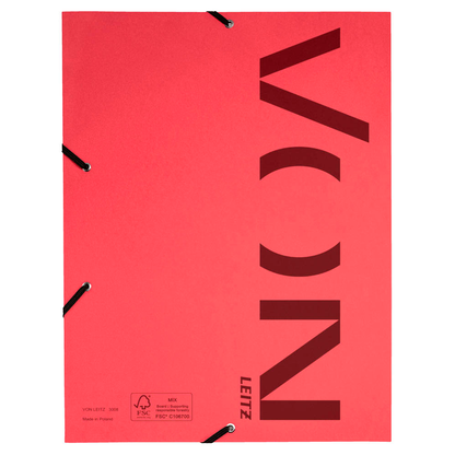 Artikelbild 7 für VON LEITZ Eckspanner DIN A4 rot, 1 St., Artikelnummer 635157