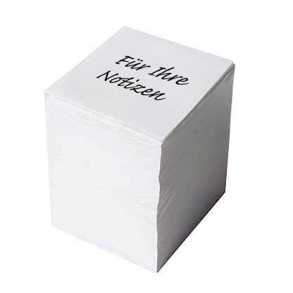 Artikelbild für Notizzettel lose weiß 9,4 x 7,9 cm, ca. 1.000 Blatt, 1 Pack, Artikelnummer 332098