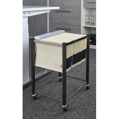 Artikelbild 8 für LEITZ Hängemappenwagen braun für bis zu 40 A4 oder 30 A3 Hängemappen, Artikelnummer 801516