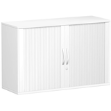 Artikelbild 1 für geramöbel Flex Rollladenschrank weiß, silber 1 Fachboden 120,0 x 42,5 x 72,0 cm, Artikelnummer 876793