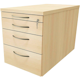 Artikelbild 1 für fm Sidney Rollcontainer königsahorn 4 Auszüge 43,4 x 80,0 x 54,0 cm, Artikelnummer 137754