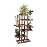 Artikelbild 1 für relaxdays Blumenregal Holz dunkelbraun rechteckig 81,0 x 125,0 cm, 1 St., Artikelnummer 451494