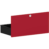Artikelbild 1 für viasit System4 Schublade rubinrot 75,0 x 37,5 x 37,5 cm, Artikelnummer 501993