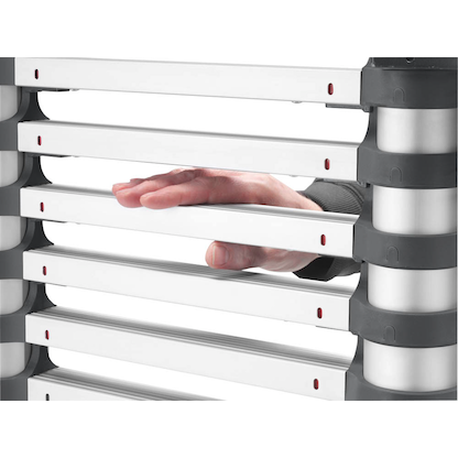 Artikelbild 8 für Hailo Teleskopleiter FLEXLINE silber 11 Sprossen, H: 322,0 cm, Artikelnummer 364493