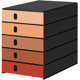 Artikelbild 1 für styro Schubladenbox styroval pro Emotions Herbst orange, braun, rot 14-8000.HE, DIN A4 mit 5 Schubladen, 1 St., Artikelnummer 660591