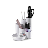 Artikelbild 1 für HAN Schreibtisch-Organizer CAMPUS weiß Polystyrol 6 Fächer 13,1 x 15,4 x 13,7 cm, Artikelnummer 372629