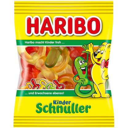 Artikelbild 2 für HARIBO KINDER SCHNULLER Minibeutel Fruchtgummi 980,0 g, Artikelnummer 226357