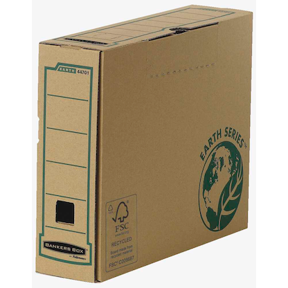 Artikelbild 3 für Bankers Box Archivboxen Earth Series 80mm A4 braun 8,0 x 31,9 x 25,4 cm, 20 St., Artikelnummer 351820