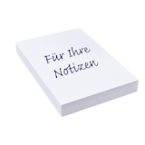 Artikelbild 1 für Notizpapier weiß DIN A5, ca. 250 Blatt, 1 Pack, Artikelnummer 850529