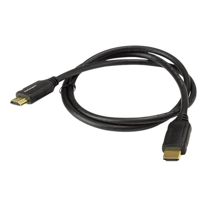 Artikelbild 2 für StarTech.com HDMI Ethernet Kabel HDMM1MP 1,0 m schwarz, 1 St., Artikelnummer 964630