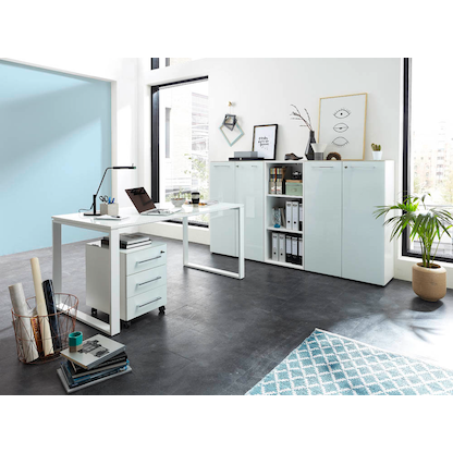 Artikelbild 6 für GERMANIA Aktenregal Monteria weiß 50,0 x 37,0 x 120,0 cm, 1 St., Artikelnummer 121341