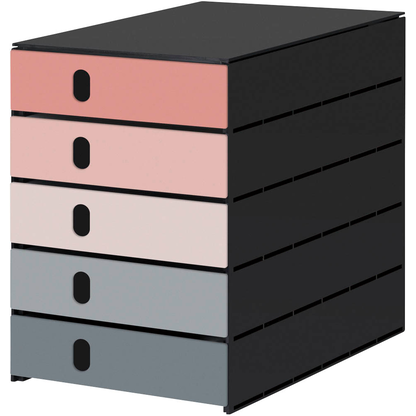 Artikelbild für styro Schubladenbox styroval pro Emotions Advent rosa, grau 14-8000.AD, DIN A4 mit 5 Schubladen, 1 St., Artikelnummer 660607