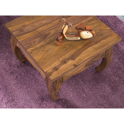 Artikelbild 7 für WOHNLING Couchtisch quadratisch Massivholz sheesham 60,0 x 60,0 x 40,0 cm, 1 St., Artikelnummer 904547