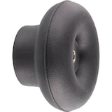 Artikelbild 1 für WAGNER® design yourself Garderobenhaken DOT GH 0202 mit 1 Haken schwarz, 1 St., Artikelnummer 419901