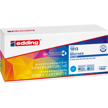 Artikelbild 2 für edding cyan Toner kompatibel zu brother TN-230C, Artikelnummer 115089