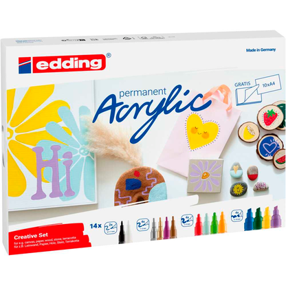 Artikelbild 2 für edding CS14B Acrylstifte-Set farbsortiert 14 St., Artikelnummer 786378