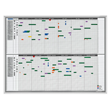 Artikelbild 1 für magnetoplan Jahresplaner, Monats- und Tageseinteilung 121,5 x 91,5 cm, Artikelnummer 573422
