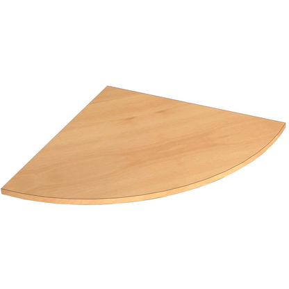 Artikelbild 4 für HAMMERBACHER Verbindungsplatte Orbis buche, dreieckig abgerundet 80,0 x 80,0 x 2,5 cm, Artikelnummer 648227
