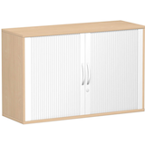 Artikelbild 1 für geramöbel Flex Rollladenschrank buche, silber 1 Fachboden 120,0 x 42,5 x 79,8 cm, Artikelnummer 876829