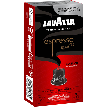 Artikelbild 2 für LAVAZZA Maestro Classico Kaffeekapseln, Arabicabohnen 10 Stück, Artikelnummer 125449