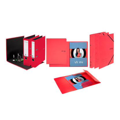 Artikelbild 8 für VON LEITZ Eckspanner DIN A4 rot, 1 St., Artikelnummer 635157