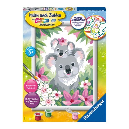Artikelbild für Ravensburger Malen-nach-Zahlen Süße Koalas mehrfarbig, Artikelnummer 935989