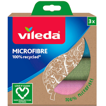 Artikelbild für vileda Mikrofasertücher 90 °C waschbar, 3 St., Artikelnummer 498555