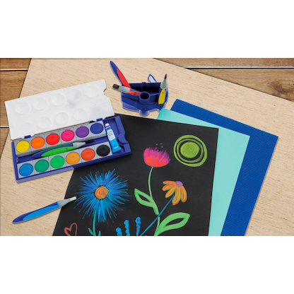 Artikelbild 12 für Pelikan K12 blau Wasserfarbkasten 12 Farben, Artikelnummer 746487