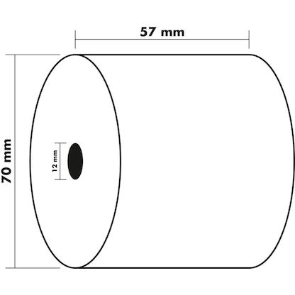 Artikelbild 3 für Exacompta Additionsrollen 5,7 cm x 40,0 m, 10 Rollen, Artikelnummer 346538