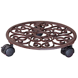 Artikelbild 1 für WAGNER® design yourself Pflanzenroller ANTIK GH 0925 Metall, Ø 29,0 cm dunkelbraun rund, 1 St., Artikelnummer 419998