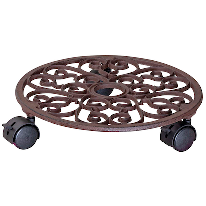 Artikelbild für WAGNER® design yourself Pflanzenroller ANTIK GH 0925 Metall, Ø 29,0 cm dunkelbraun rund, 1 St., Artikelnummer 419998