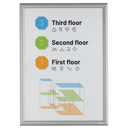 Artikelbild 3 für DURABLE Klapprahmen silber 48,0 x 65,0 cm, 1 St., Artikelnummer 574687