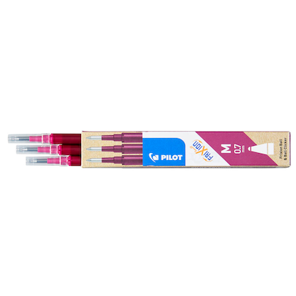 Artikelbild 4 für PILOT FRIXION Tintenrollerminen dunkelrot 0,4 mm 3 St., Artikelnummer 170751