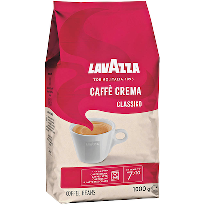 Artikelbild für LAVAZZA Classico Crema Kaffeebohnen, Arabica- und Robustabohnen mild, 1000 g, Artikelnummer 353761