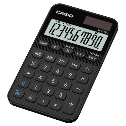 Artikelbild 2 für CASIO SL-310YC-BK Taschenrechner schwarz, Artikelnummer 776417