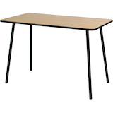 Artikelbild 1 für PAPERFLOW easyHome HOPM Schreibtisch buche rechteckig, 4-Fuß-Gestell schwarz 114,0 x 60,0 cm, Artikelnummer 381907