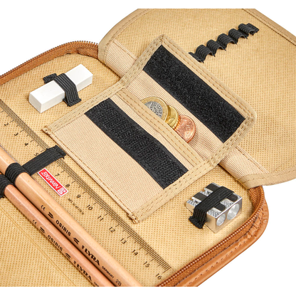 Artikelbild 3 für BRUNNEN Federmäppchen befüllt braun 14-teilig, 19,5 x 13,5 cm, Artikelnummer 498471